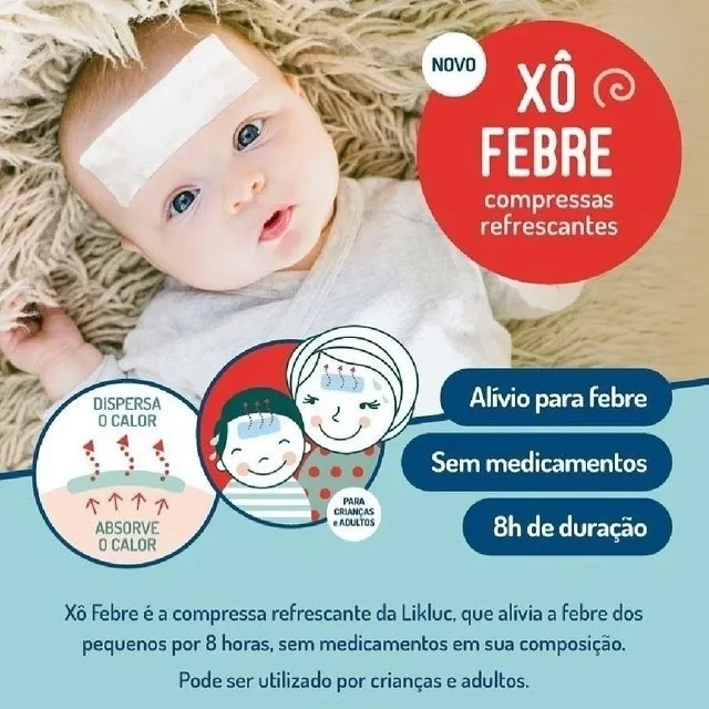 Compressa para alívio da Febre